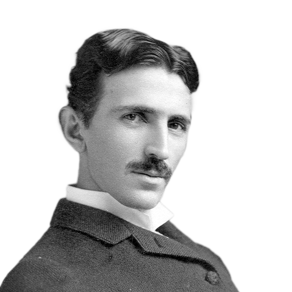 Portrait photo of Nicola Tesla